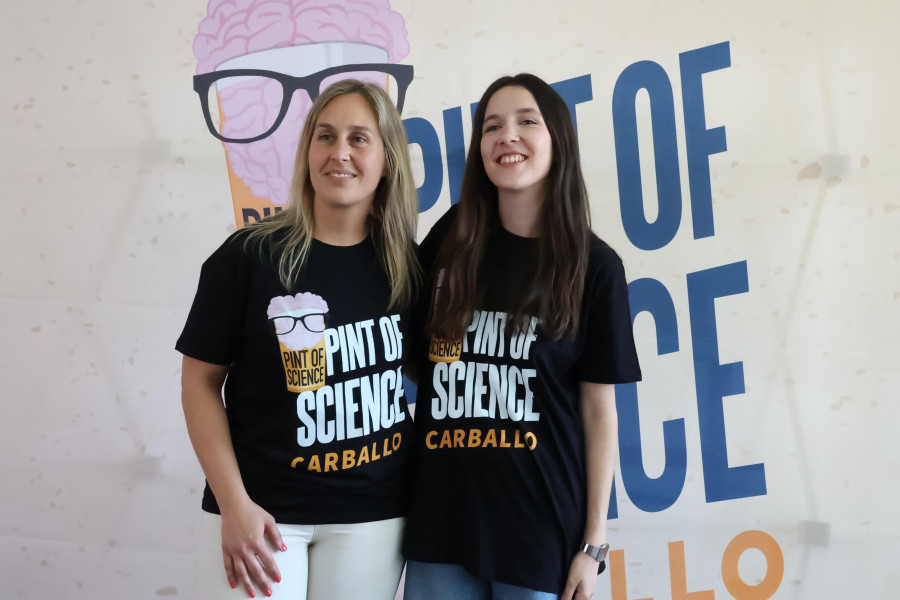 Carballo celebra con diversión su primera jornada de Pint of Science en el Pazo
