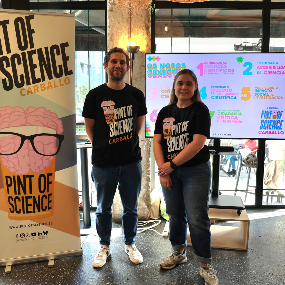 Genética y astronomía centran la segunda jornada del Pint of Science carballés