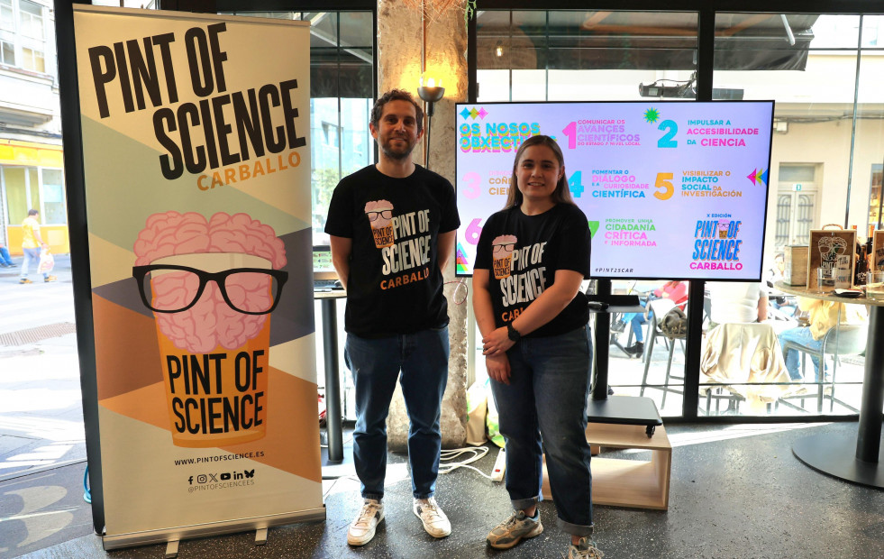 Genética y astronomía centran la segunda jornada del Pint of Science carballés