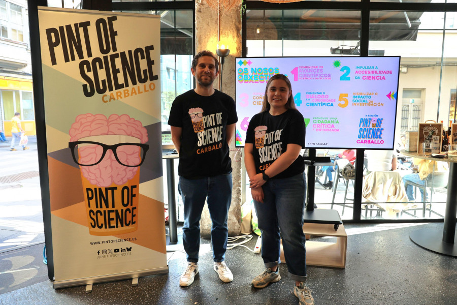 Genética y astronomía centran la segunda jornada del Pint of Science carballés