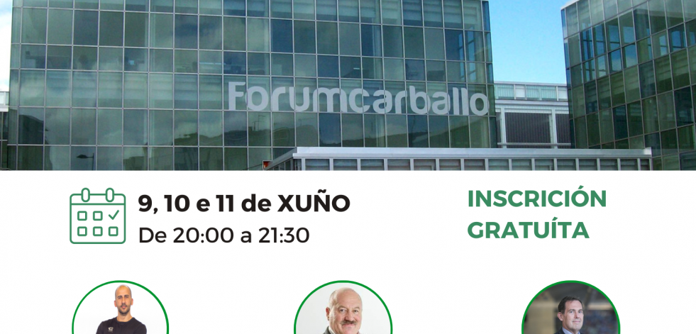Carballo acoge del 9 al 11 de junio las I Xornadas de formación  para entidades deportivas