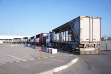 CamionesdeayudahumanitariaparaGaza