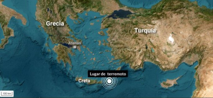 Un terremoto de magnitud 6,1 sacude las islas griegas de Creta y Santorini
