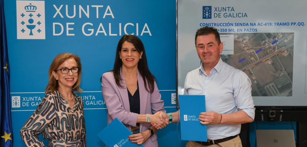 La Xunta aportará 278.000 euros para la senda peatonal de Pazos