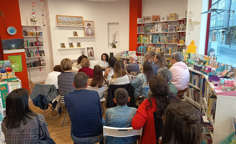 Animado encuentro con Cecilia Santomé en Clarión de Carballo