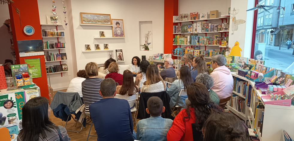 Animado encuentro con Cecilia Santomé en Clarión de Carballo