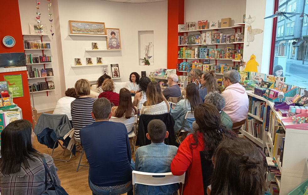 Animado encuentro con Cecilia Santomé en Clarión de Carballo