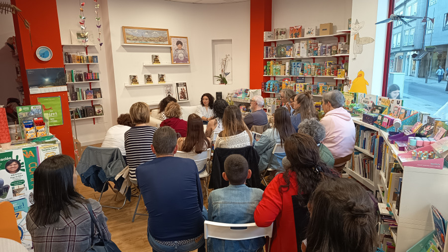 Animado encuentro con Cecilia Santomé en Clarión de Carballo
