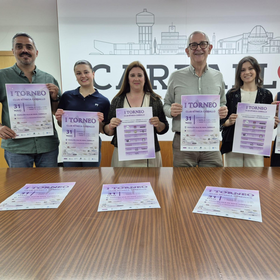 El I Torneo Club Rítmica Carballo reunirá este sábado a 400 gimnastas