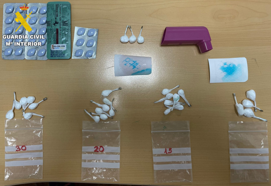 Detenido un vecino de Carballo por tráfico de drogas