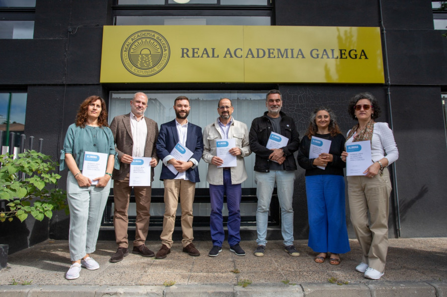 A Academia Galega e Alingua exploran vías de colaboración a prol da lingua