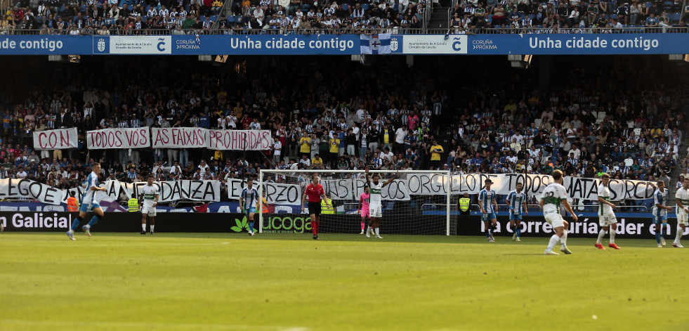 Riazor se cobra facturas entre la fiesta ajena