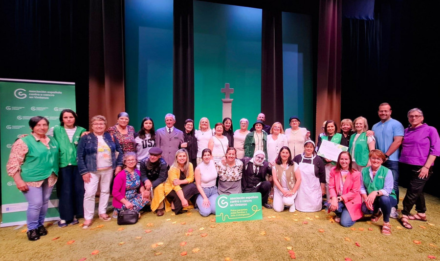 El grupo de adultos de la Escola Municipal de Teatro vimiancesa dona 1.035 euros a la AECC