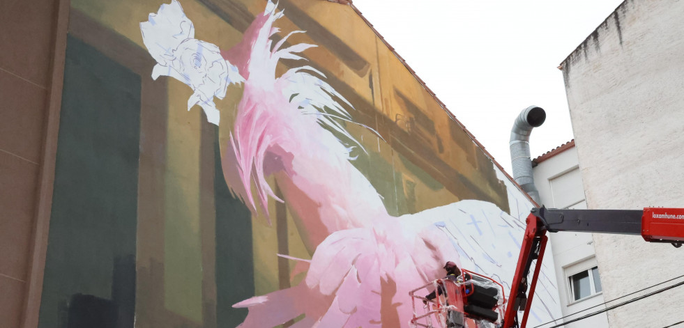 Los murales del Rexenera Fest cogen forma en Carballo