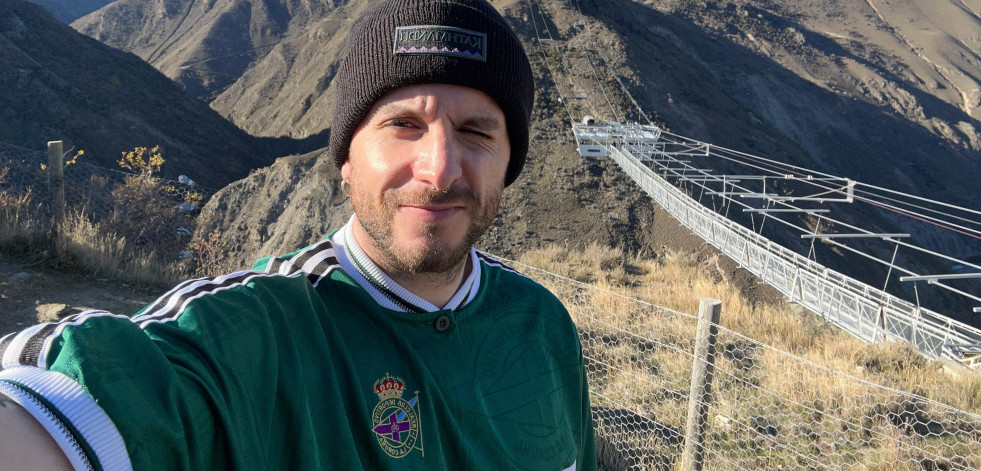 El salto al vacío de un deportivista desde la otra punta del mundo