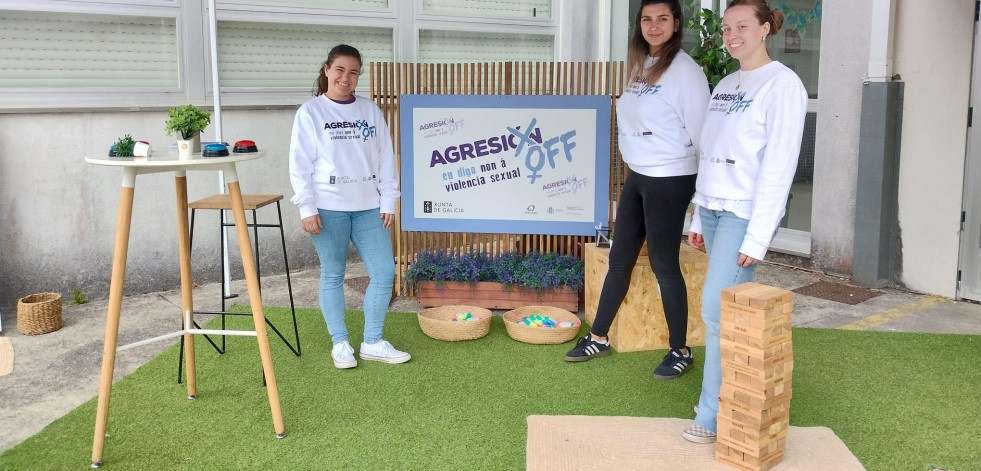 La campaña ‘Agresión off, eu digo non á violencia sexual’ llega al IES Agra de Leborís