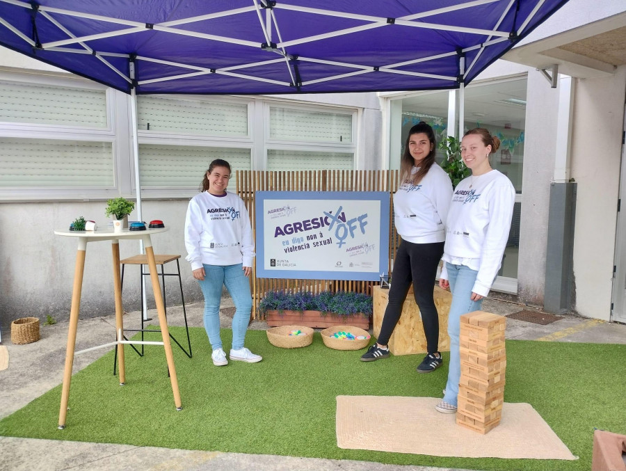 La campaña ‘Agresión off, eu digo non á violencia sexual’ llega al IES Agra de Leborís