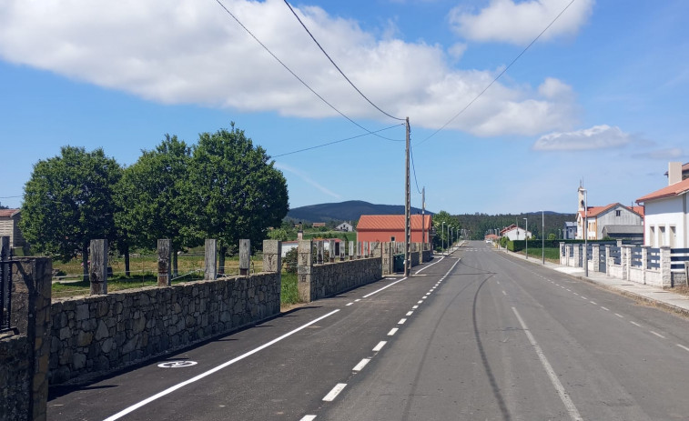 Vimianzo refuerza la seguridad viaria con el acceso a Castromil