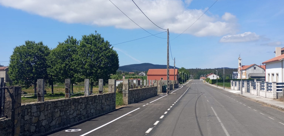 Vimianzo refuerza la seguridad viaria con el acceso a Castromil