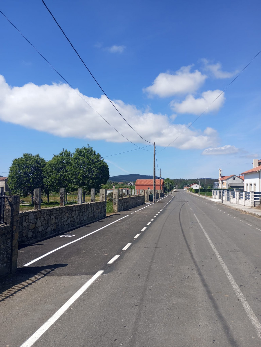 Vimianzo refuerza la seguridad viaria con el acceso a Castromil