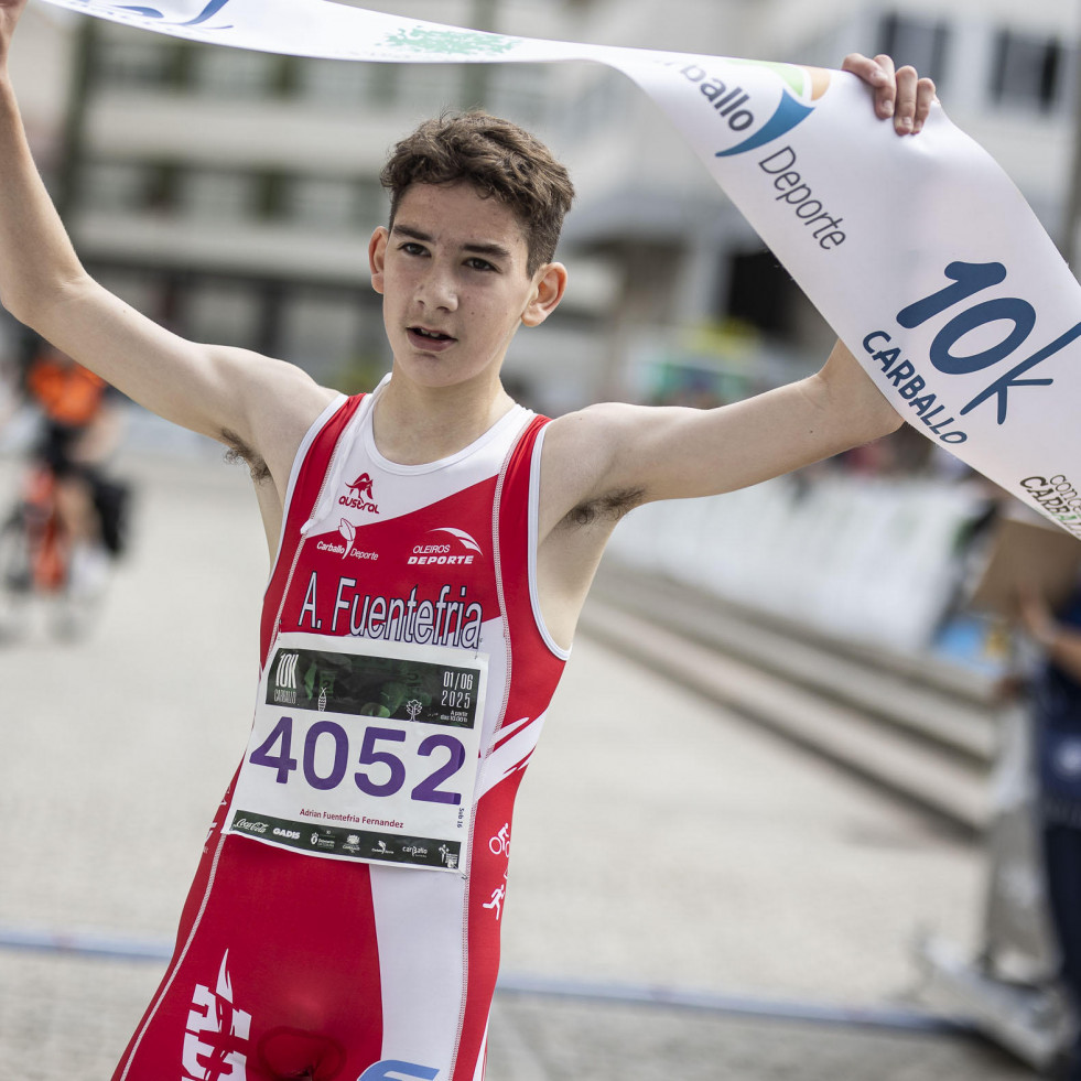 Dos metales para la AD Fogar en el Campeonato gallego Sub-18 de atletismo al aire libre