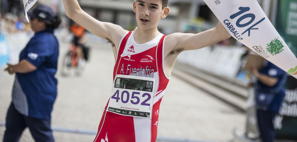 Dos metales para la AD Fogar en el Campeonato gallego Sub-18 de atletismo al aire libre