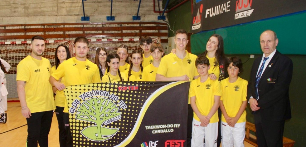 Taekwondo ITF Carballo brilla en la cita de Baracaldo