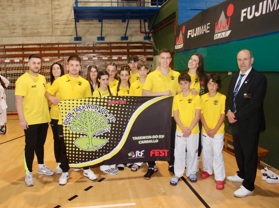 Taekwondo ITF Carballo brilla en la cita de Baracaldo