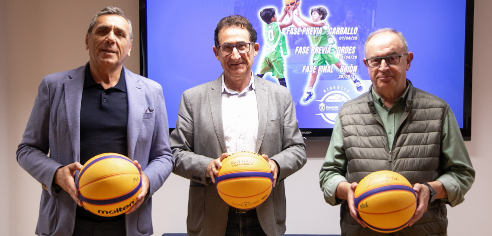 El sábado comienza en Carballo la fase previa del circuito provincial 3x3 de baloncesto