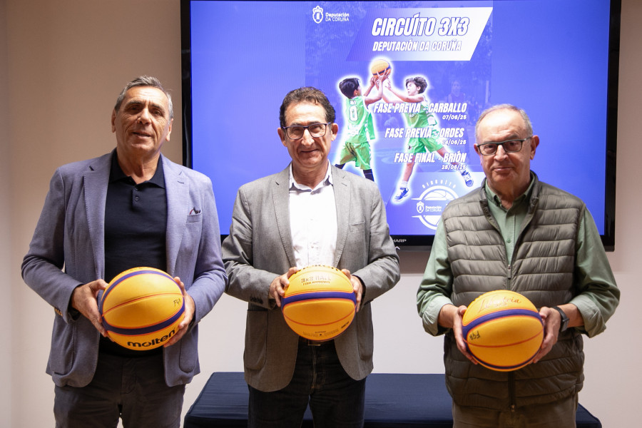 El sábado comienza en Carballo la fase previa del circuito provincial 3x3 de baloncesto