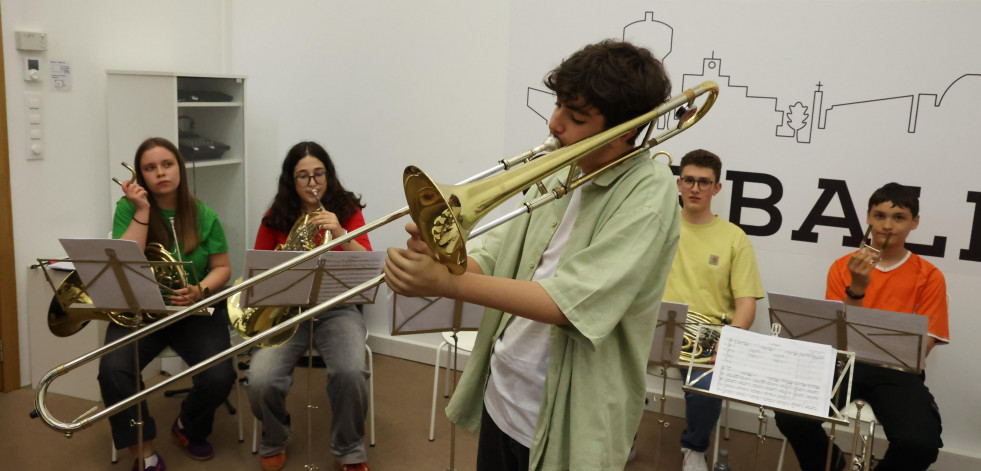 Concierto didáctico del conjunto de metales del Conservatorio carballés