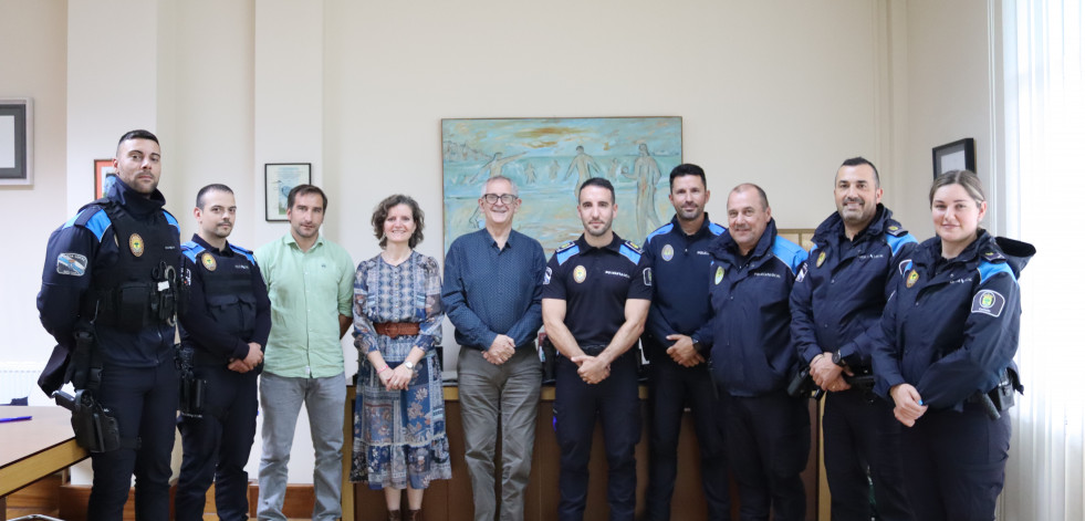 Toma de posesión de un nuevo oficial de la Policía carballesa