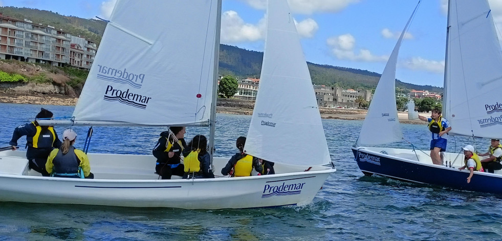 Recta final de ‘O Mar na Escola, Xogando co Vento’