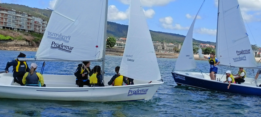 Recta final de ‘O Mar na Escola, Xogando co Vento’