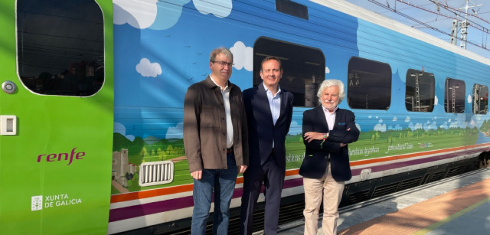 Los Trenes Turísticos de Galicia retoman los recorridos por la Ribeira Sacra