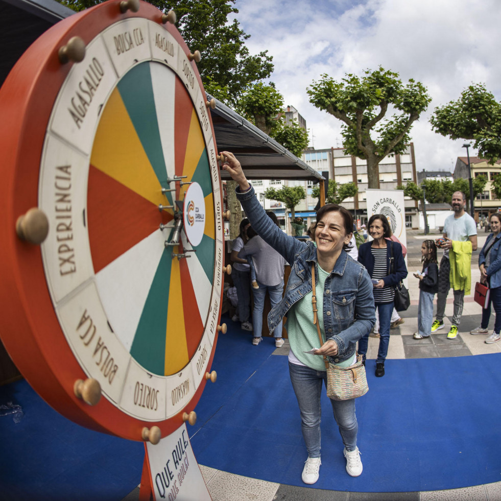 La ruleta del CCA giró todo el día en Carballo