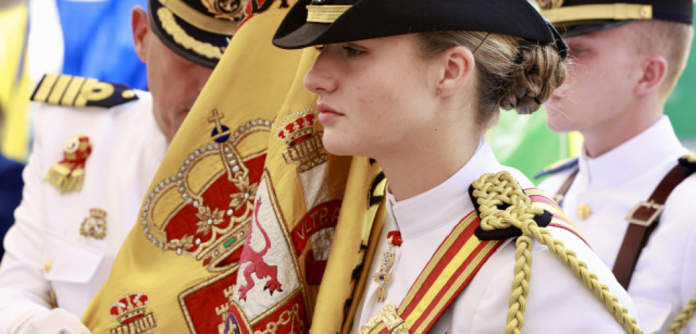 La princesa de Asturias cambia el 'Elcano' por la 'Blas de Lezo' de Ferrol para seguir su formación naval