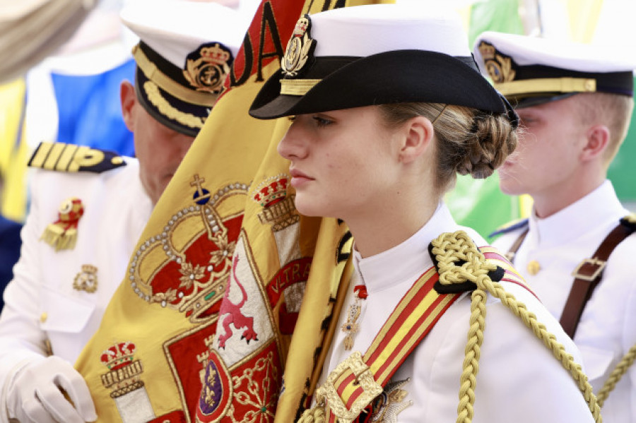 La princesa de Asturias cambia el 'Elcano' por la 'Blas de Lezo' de Ferrol para seguir su formación naval