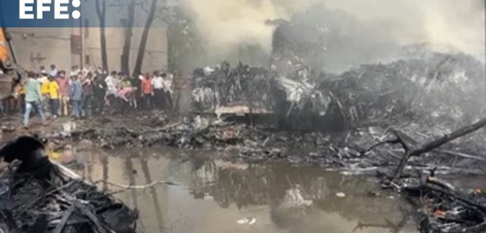 El accidente de avión de la India supera los 270 muertos