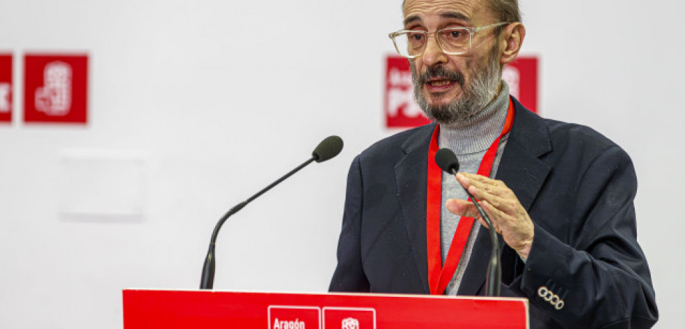 Lambán vincula a la dirección del PSOE aragonés con Santos Cerdán: 