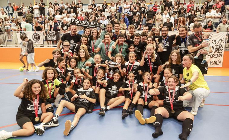 El Fisober alevín, todo un campeón de España de fútbol sala femenino