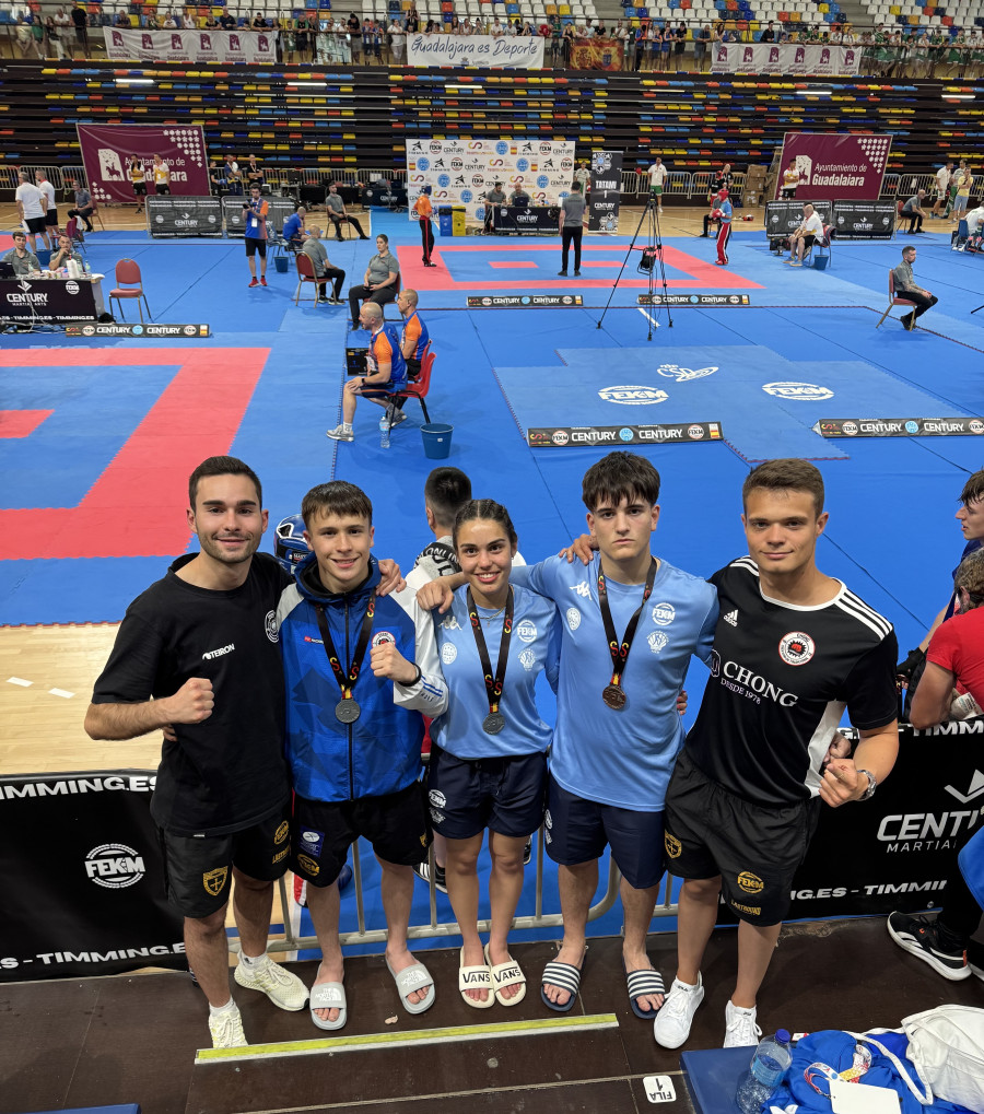 Tres metales para el Club Chong en el Nacional de Kickboxing