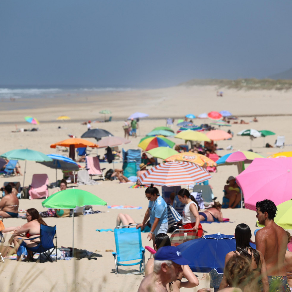 La Costa da Morte se achicharra rozando los 33 grados