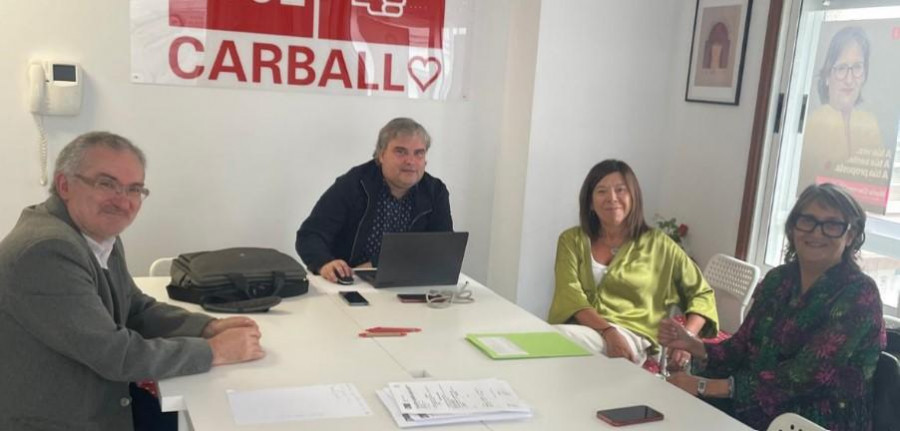 El PSOE carballés traslada al Concello demandas de los vecinos del medio rural y de la zona urbana