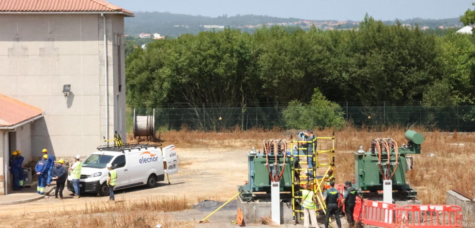 Localizan el cuerpo sin vida de una persona dentro de un trasformador en Carballo