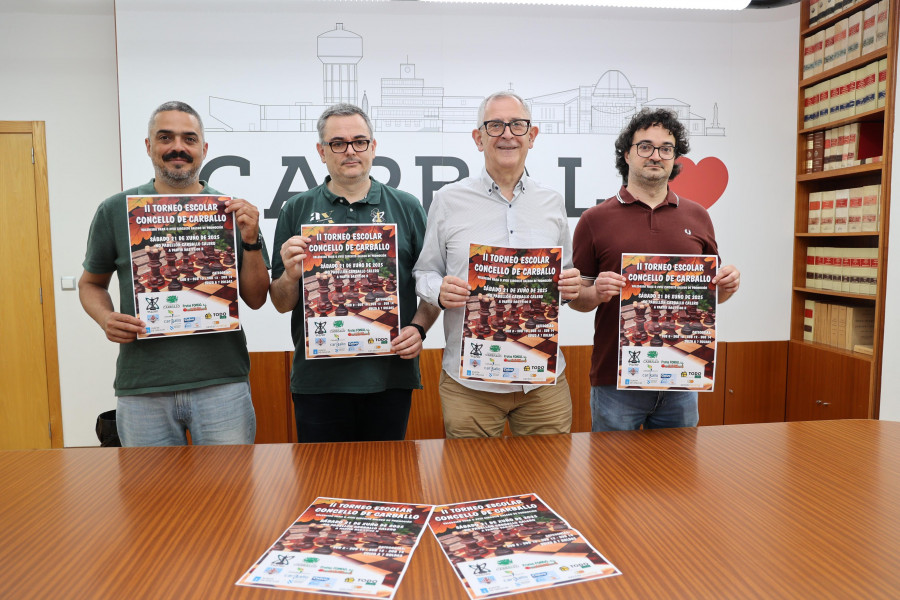 Torneo de ajedrez escolar este sábado en Carballo