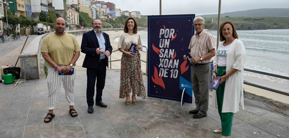 La Xunta presenta en Malpica un San Xoán San Juan sostenible