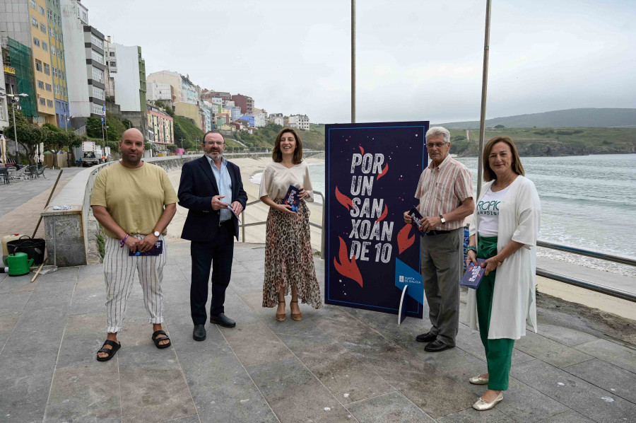 La Xunta presenta en Malpica un San Xoán San Juan sostenible