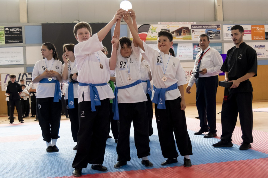 La Escuela de Kung Fu Carballo se clasifica para el Campeonato Ibérico