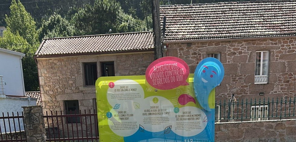 La Xunta instala 6 paneles informativos en el Rego de Laxe para concienciar sobre inundaciones